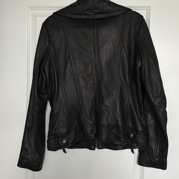 Michael Kors Leather Jacket - Picture 4 of 5